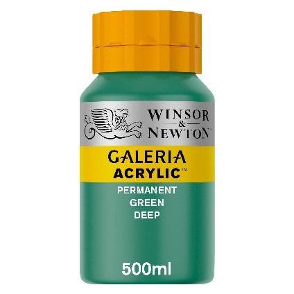 Winsor & Newton Galeria Acrylic 500Ml Perm Green Deep 482 (500 ml) (2150482)