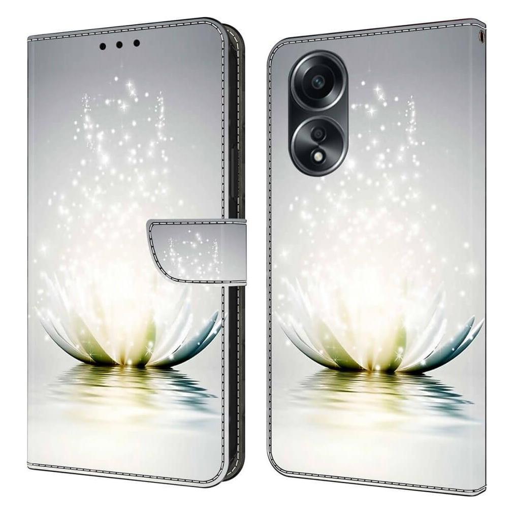 Cover-Discount OPPO A58 4G - 3D-Effekt Hülle Etui Lotusblüte (Oppo A58 4G) (660171406O)