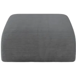 POUF MIRA-PUF 91x89x40 Dunkelgrau cm Cord Modular Sitzhocker