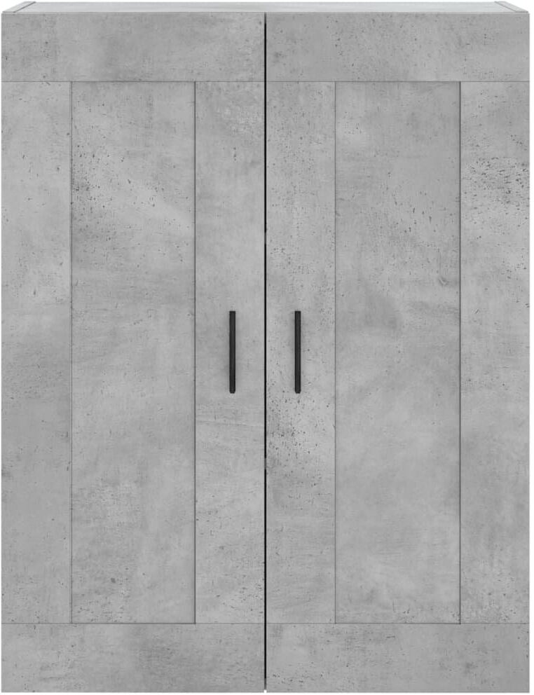 Alpen Home This wall mounted cabinet with an elegant design makes a timeless addition to your interior decor. Concrete Grey 90cm H X 69.5cm W X 34cm D