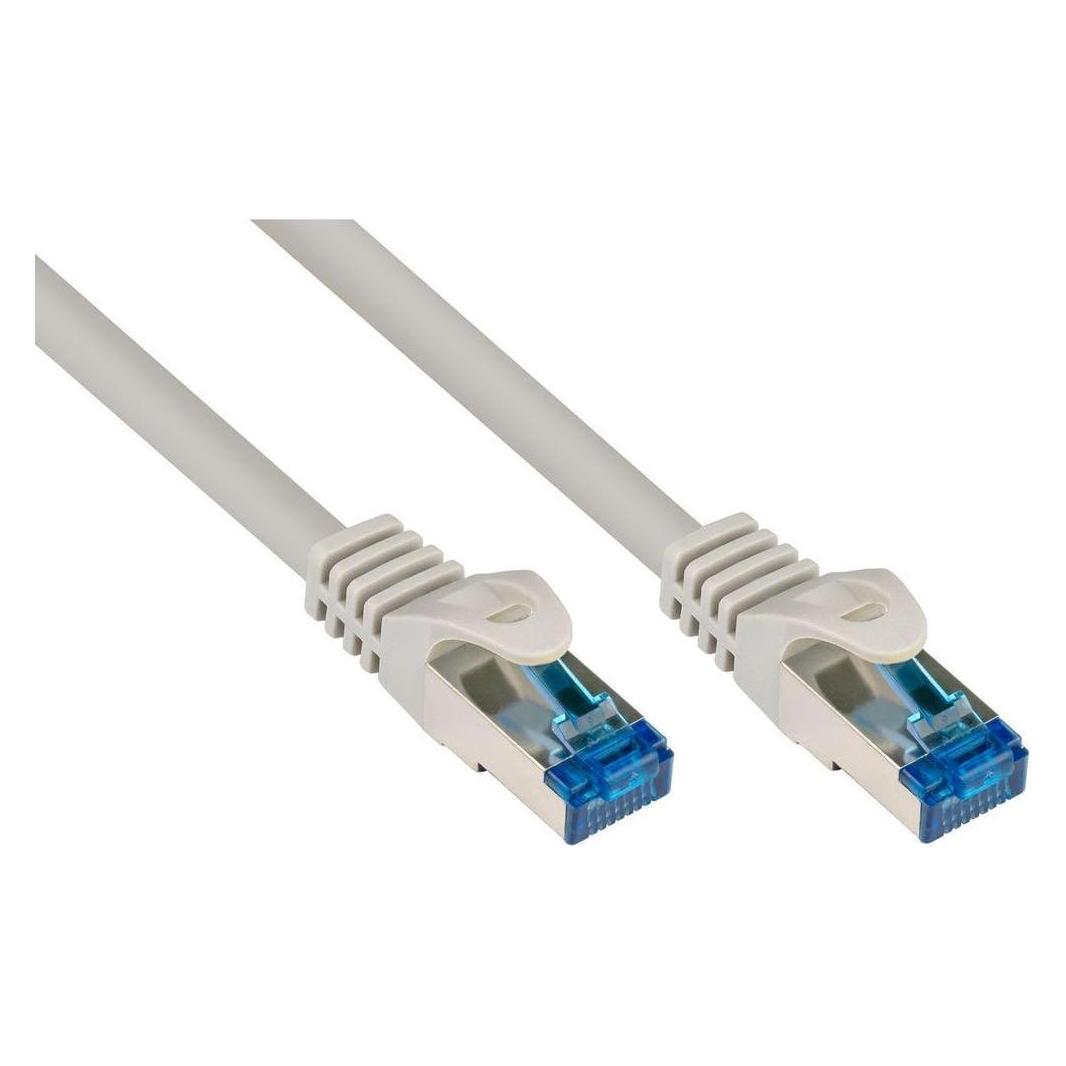 Varia SO-35778 - Patchkabel Cat.6a, LWL, 0.25m, grau (0.25 m) (SO-35778)