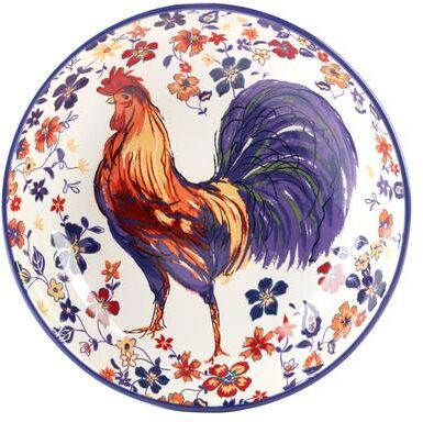 "Certified International Morning Rooster Serving Bowl - 13"" Diam x 3"""
