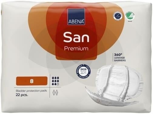 Abena San Premium 8 - 8 paquets de 22 protections