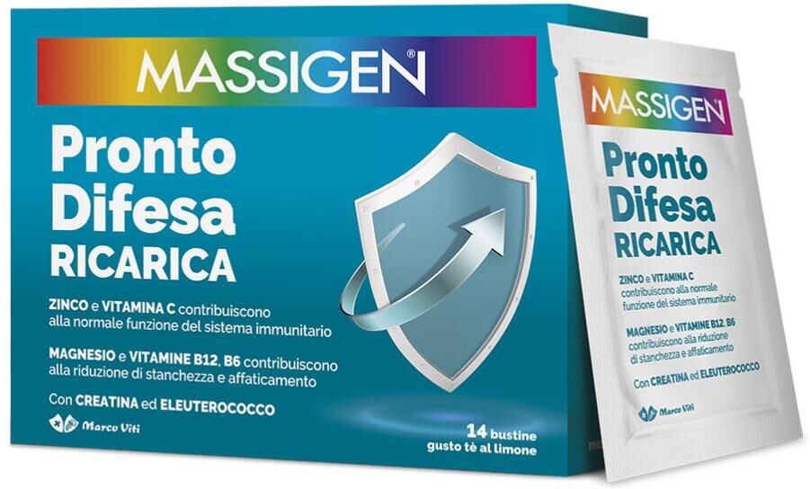 MARCO VITI FARMACEUTICI SpA Massigen Pronto Difesa Ricarica, 14 Bustine
