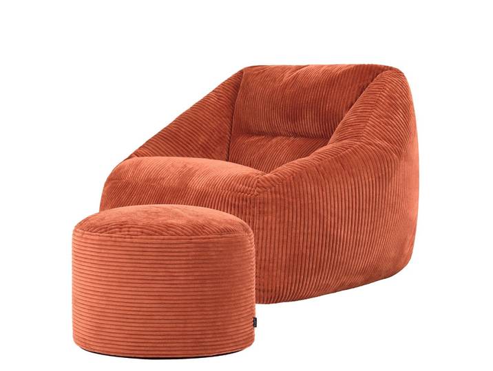 SITZSACK Sessel Natalia mit Sitzpouf