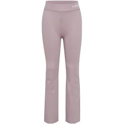 hummel, Mädchen, Tights, Hmljr High Rise Flared Tights (122), Rosa, Violett