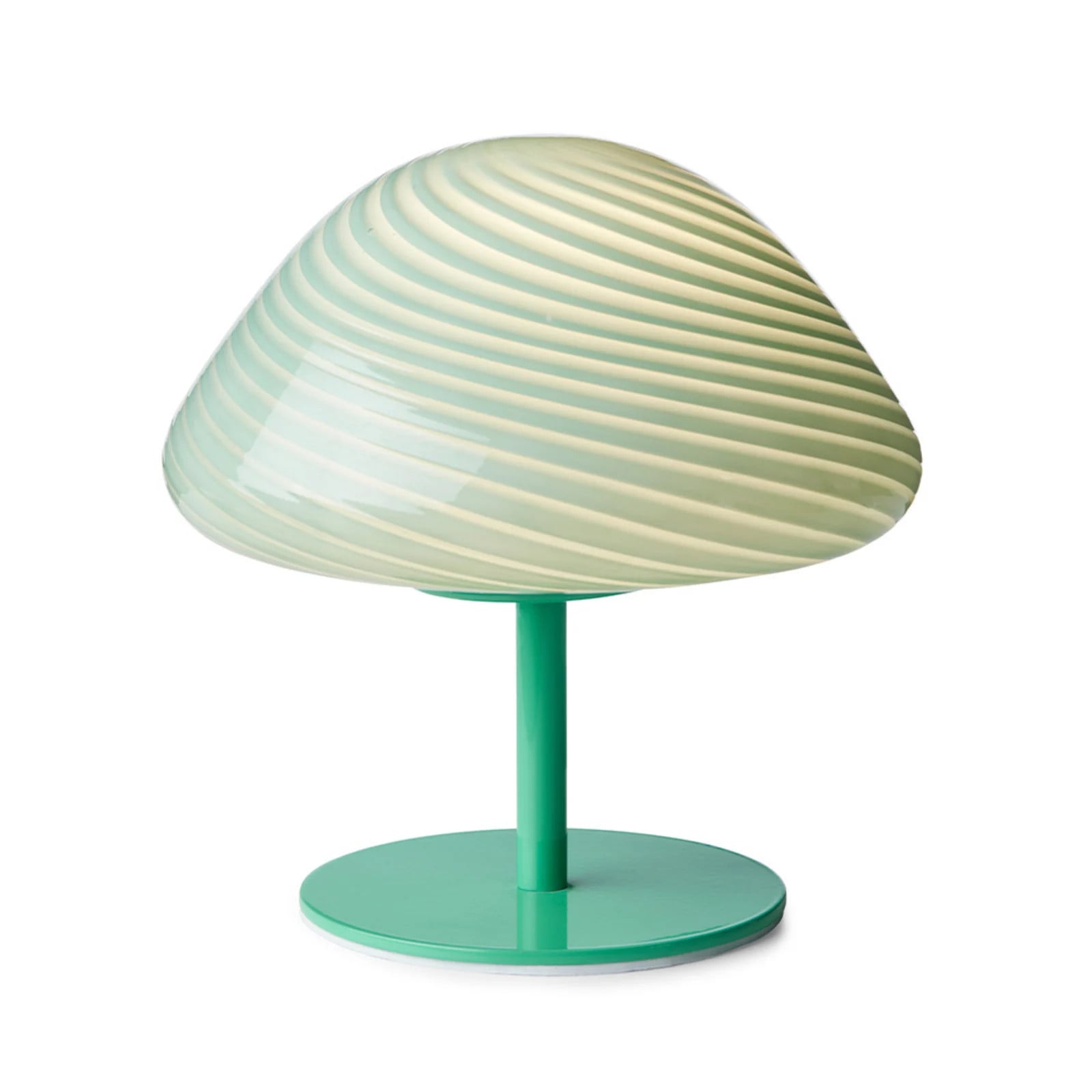 Halo Design Mini Mush Taffellamp Turkoois van Glas voor de Woonkamer of Slaapkamer