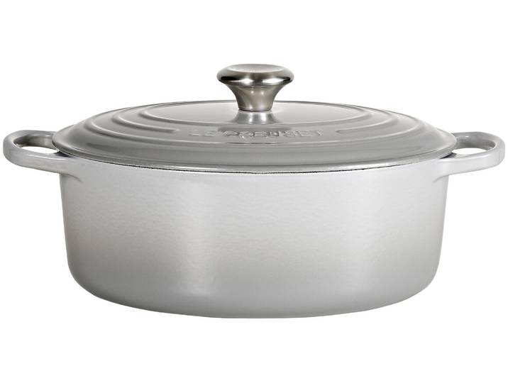 Le Creuset Signature Bräter Oval grau 4.7L 29cm