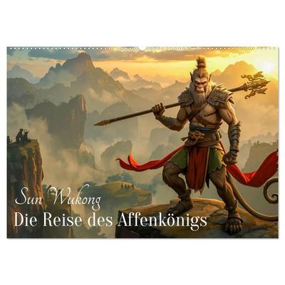 Sun Wukong - Die Reise des Affenkönigs (Wandkalender 2027 DIN A2 quer), CALVENDO Monatskalender