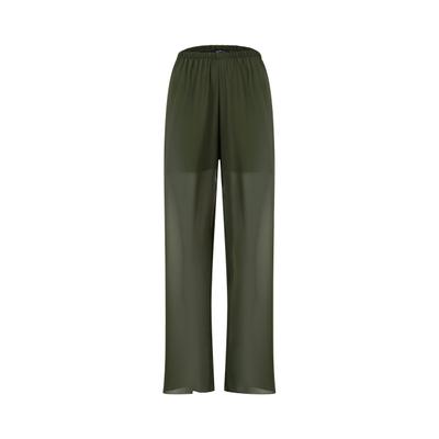 Trainingshose CLOUD 5IVE "CLOUD 5IVE Beach Pant", Damen, Gr. XL, US-Größen, olive, 100% Polyester, unifarben, relaxed fit, Hosen Trainingshose