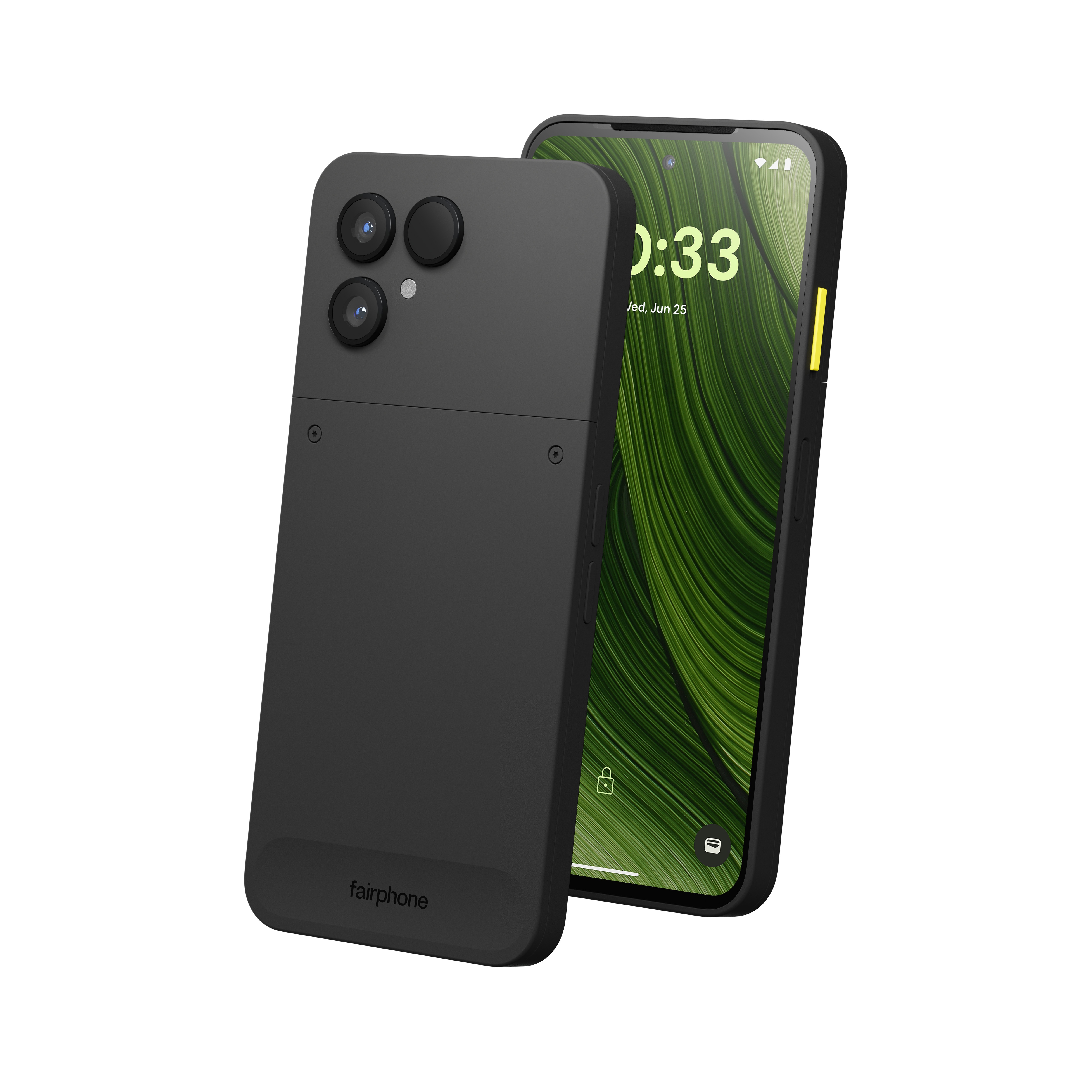 Das Fairphone (Gen. 6) Dual-SIM 8GB/256GB schwarz Android 15 Smartphone F6FPHN-2ZW-EU1