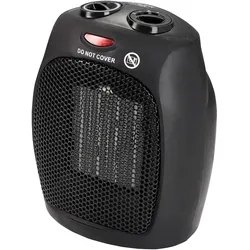 Adler AD 7702 Tragbares PTC-Keramik-Heizgerät, 2 Leistungsstufen, Thermostat, Heiß-/Kaltluft, Überhitzungsschutz, 1500W