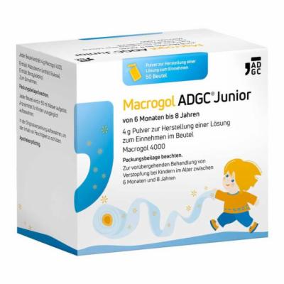 Zentiva Pharma GmbH MACROGOL ADGC Junior 6M-8J 4g Plv.z.H.e.L.z.Einn. 50 St 19379930