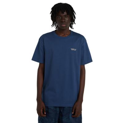 Sporttop ELEMENT "Element Co", Herren, Gr. S, blau (schwarz denim), Obermaterial: 100% Baumwolle., Tops Sporttop