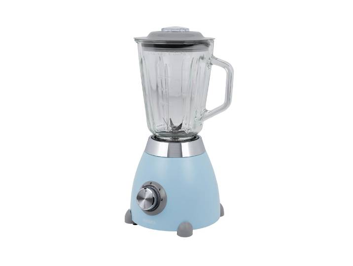 FURBER Standmixer Retro Standmixer , blau, Zerkleinerer, Standmixer