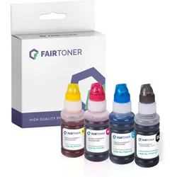 4er Multipack Set kompatibel für Epson Ecotank L-1110 CIS (103) Tintentanks