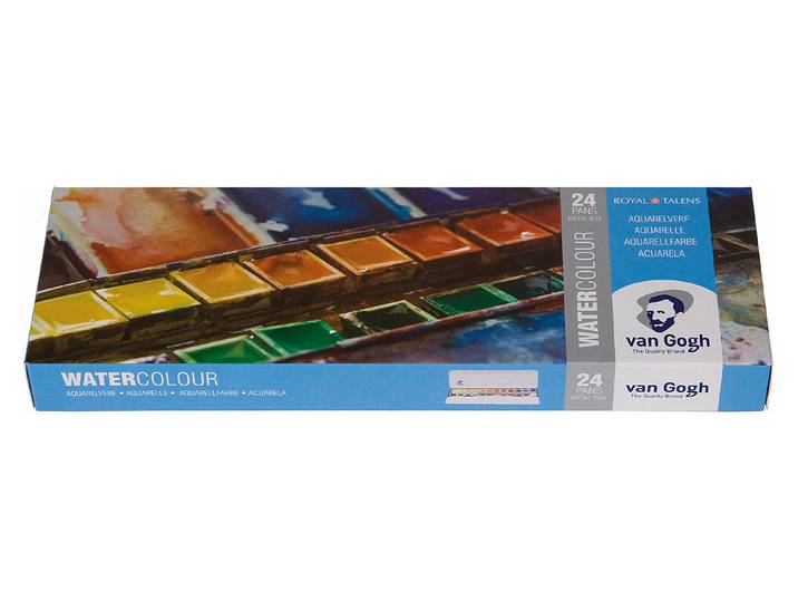 Van Gogh Aquarell Metallkasten 20M 24 Farben