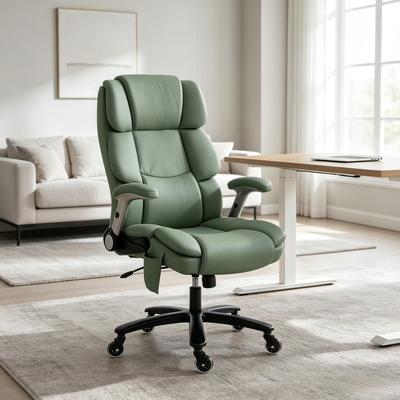 Kodotan sofa Ergonomic Desk Office Chair, Pet-Resistant Fabric, Airbag Lumbar Support and Flip-Up Armrests