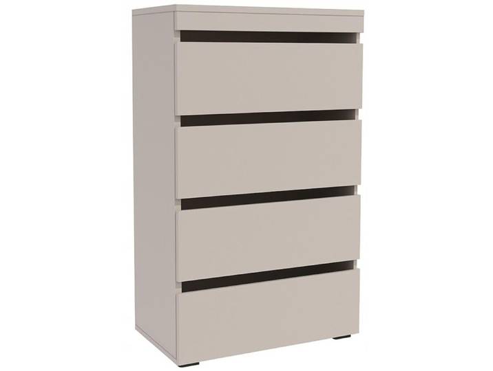 Armoire à chaussures FIGARO - Meuble de rangement - 60x37x103.8 cm - Couleur Cachemire