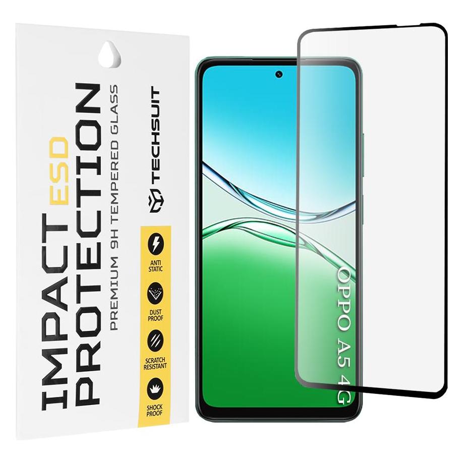 Techsuit - ESD Glass - Oppo A5 4G - Black (Oppo Reno 5 4G) (61970928)