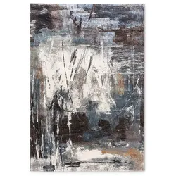Webteppich Best off Argentum 240x330 cm Polypropylen Blau 240 x 330
