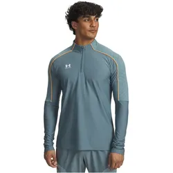 UNDER ARMOUR Challenger Pro Fußball Midlayer Shirt Herren 587 - jasper blue/squad orange M