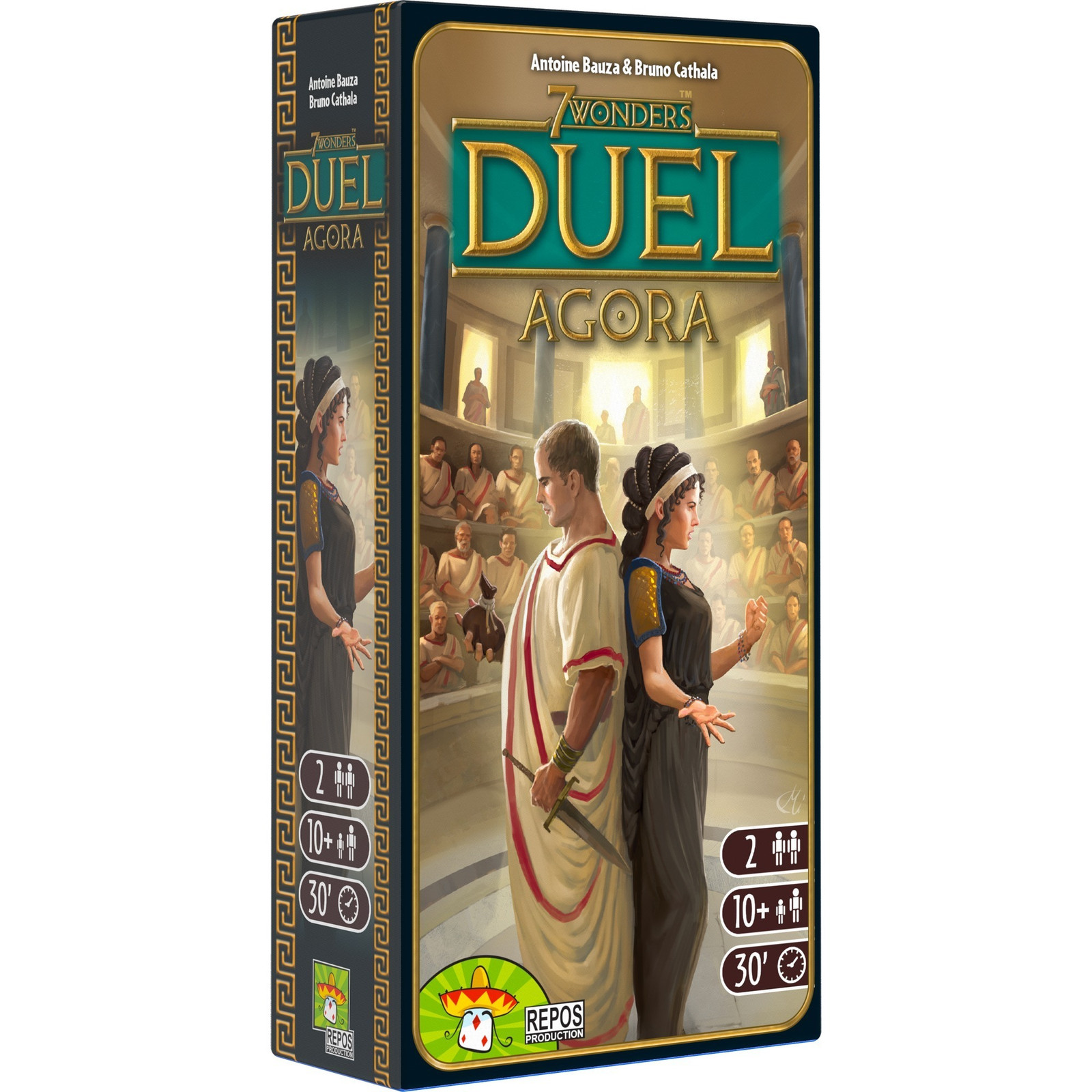 7 Wonders Agora - Uitbreiding voor 7 Wonders Duel van Plan B Games