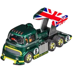 Carrera DIGITAL 132 - Racetruck Cabover British Racing Green No.8 Slotcar 1:32