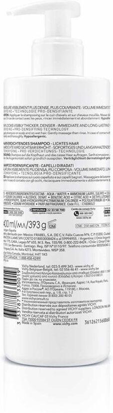 Vichy Laboratoires Dercos Neogenic Shampooing Redensifiant 400 ml