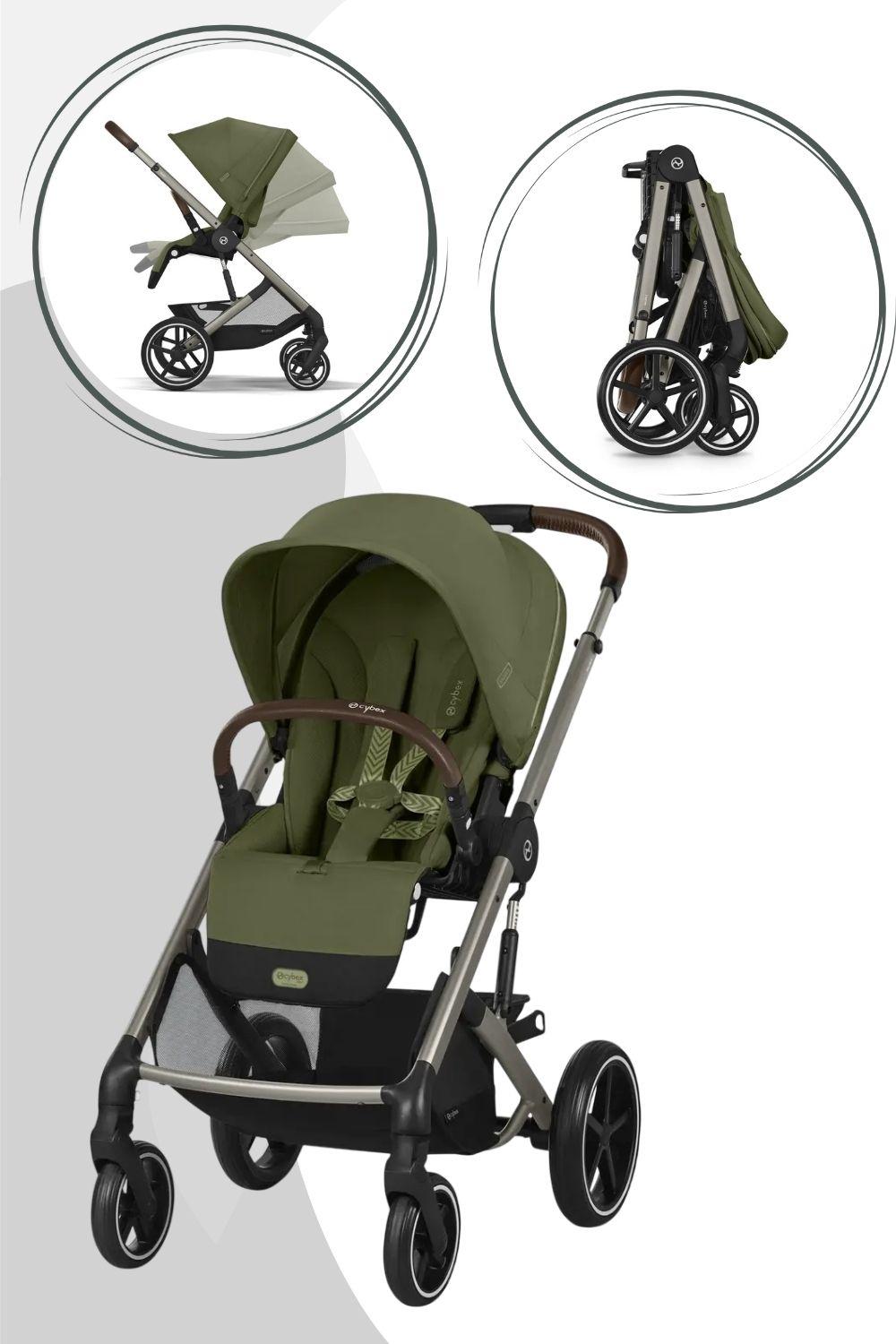 Cybex Balios S Lux Kinderwagen - Kollektion 2025/2026, Farbe:Moss Green