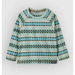 Patagonia Micro D Kids Sweater diamond stripe / snwm blue Gr. M12