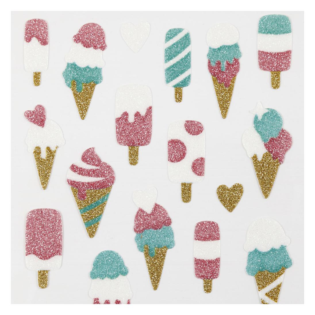 Creativ Company Glitter Stickers (1 Sticker) (5712854454568)