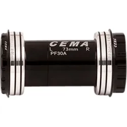 CEMA Innenlager PF30A für Shimano W: 73 x ID: 46 mm Edelstahl - schwarz, Interlock