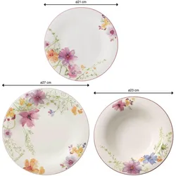 Villeroy & Boch, Geschirrset, Teller-Set Mariefleur Basic
