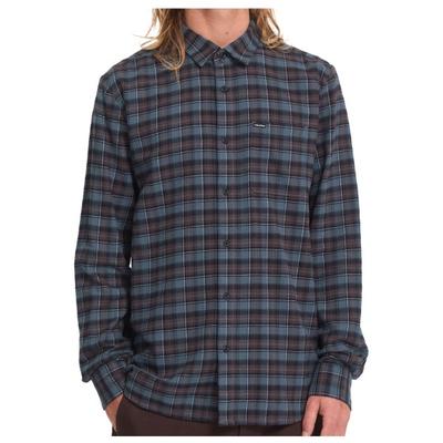 Volcom - Caden Plaid L/S - Hemd Gr S blau
