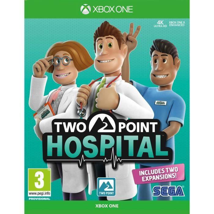 Sega Two Point Hospital voor Xbox One E10+ fysieke versie