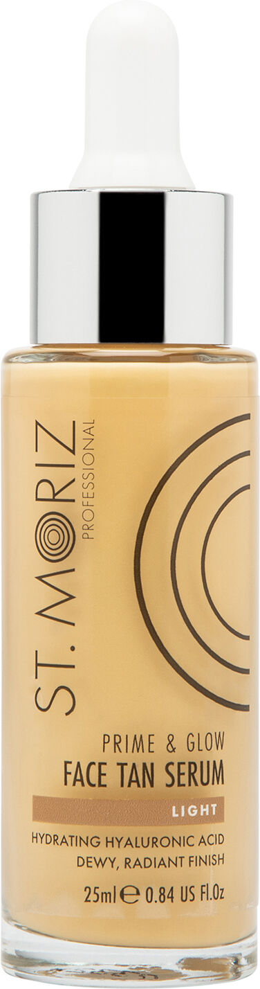 ST. MORIZ Professional Prime & Glow Face Tan Serum Light 25ml