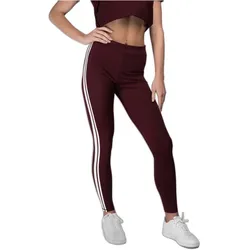 Lonsdale, Damen, Tights, Garrabost (L), Rot, Weiss