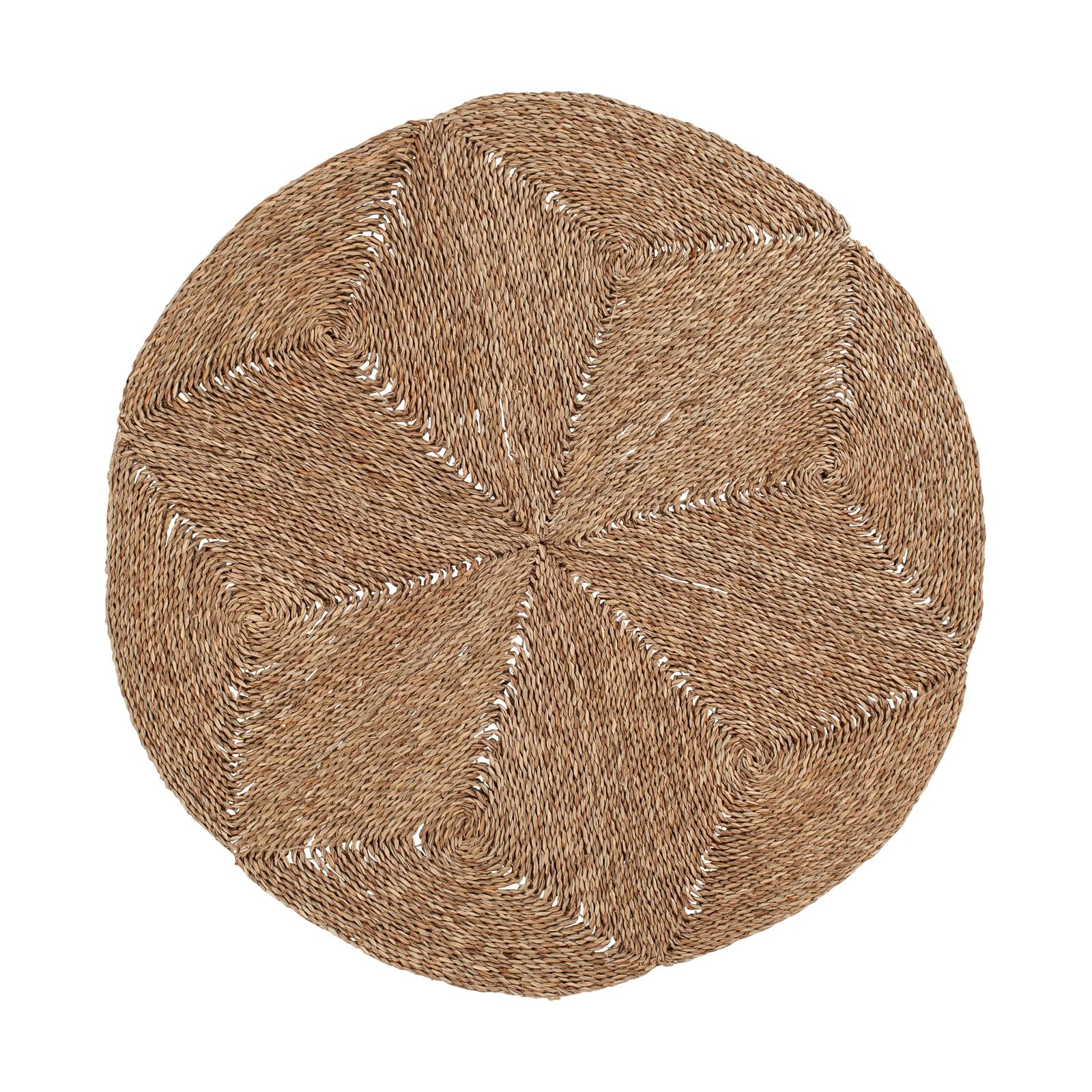 Dixie Esther Star rond vloerkleed Natural Ø120 cm