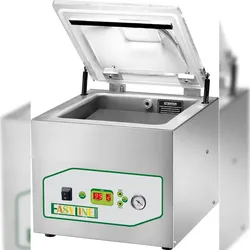 Vakuumkammer mit Schweißbalken 400 mm. Struktur und Tank aus rostfreiem Stahl. Abmessungen 56x51x46(h) cm. EasyLine von FIMAR Modell SCC400