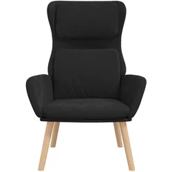 vidaXL Relaxsessel Schwarz Samt