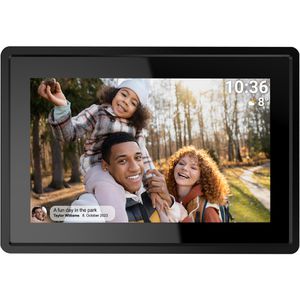 Denver Digitaler-Bilderrahmen PFF-725B, mit WLAN, 7 Zoll Touchscreen, 8 GB interner Speicher, schwarz