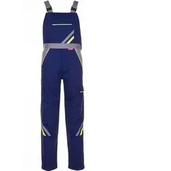 Latzhose "VISLINE" - 56 - marine/gelb/zink