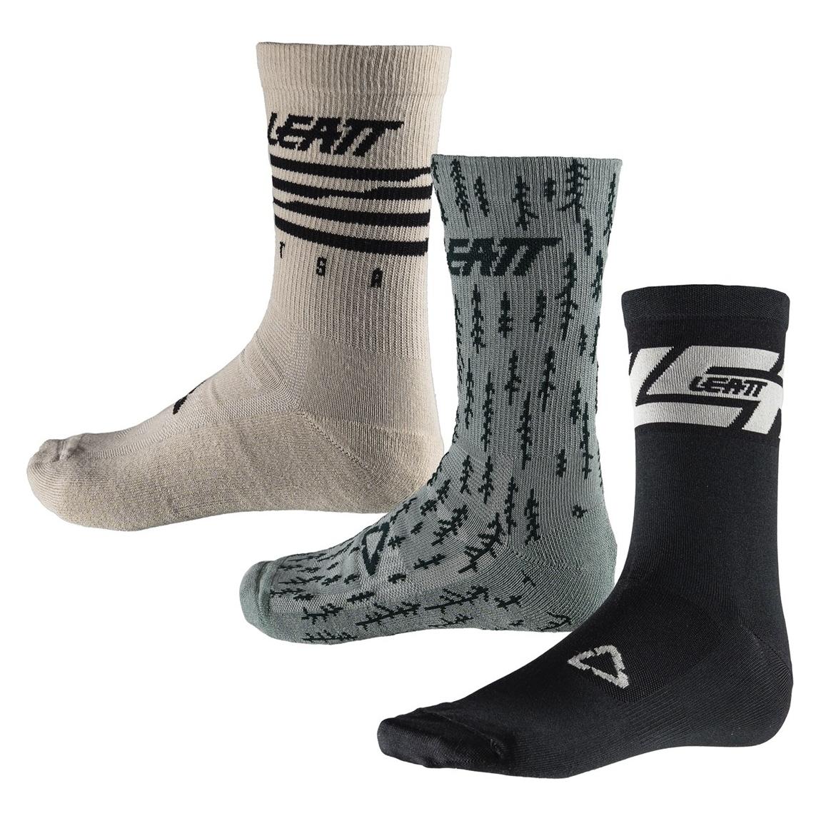 Leatt MTB-Radsocken (3 Paar) (43 - 48) (5026061311)