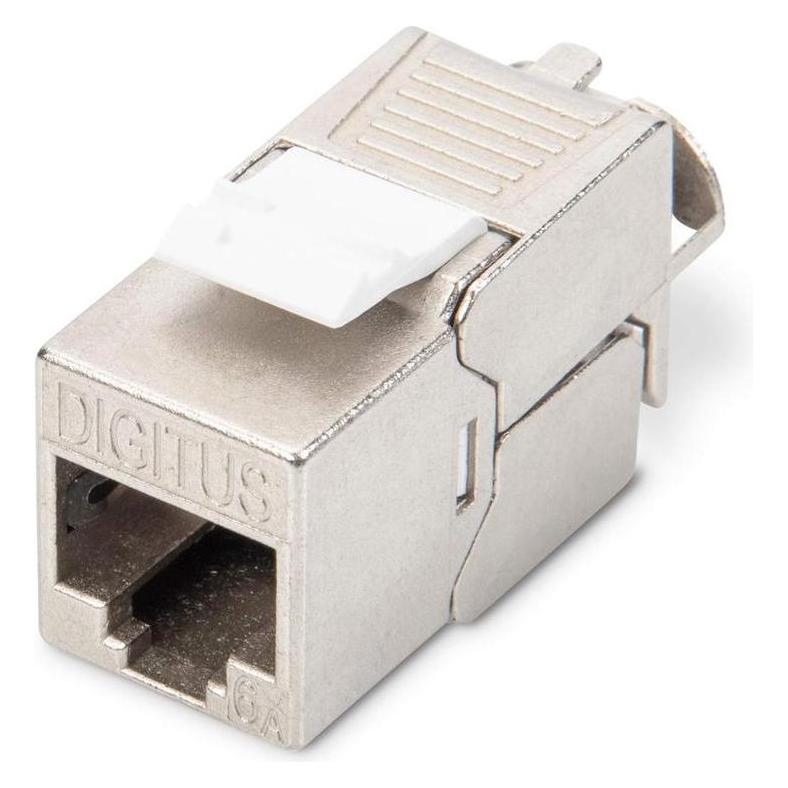 Digitus CAT 6A Keystone Jack, geschirmt, 8 Stück. werkzeugfreie Verbindung (Keystone Modul) (DN-93615-8)
