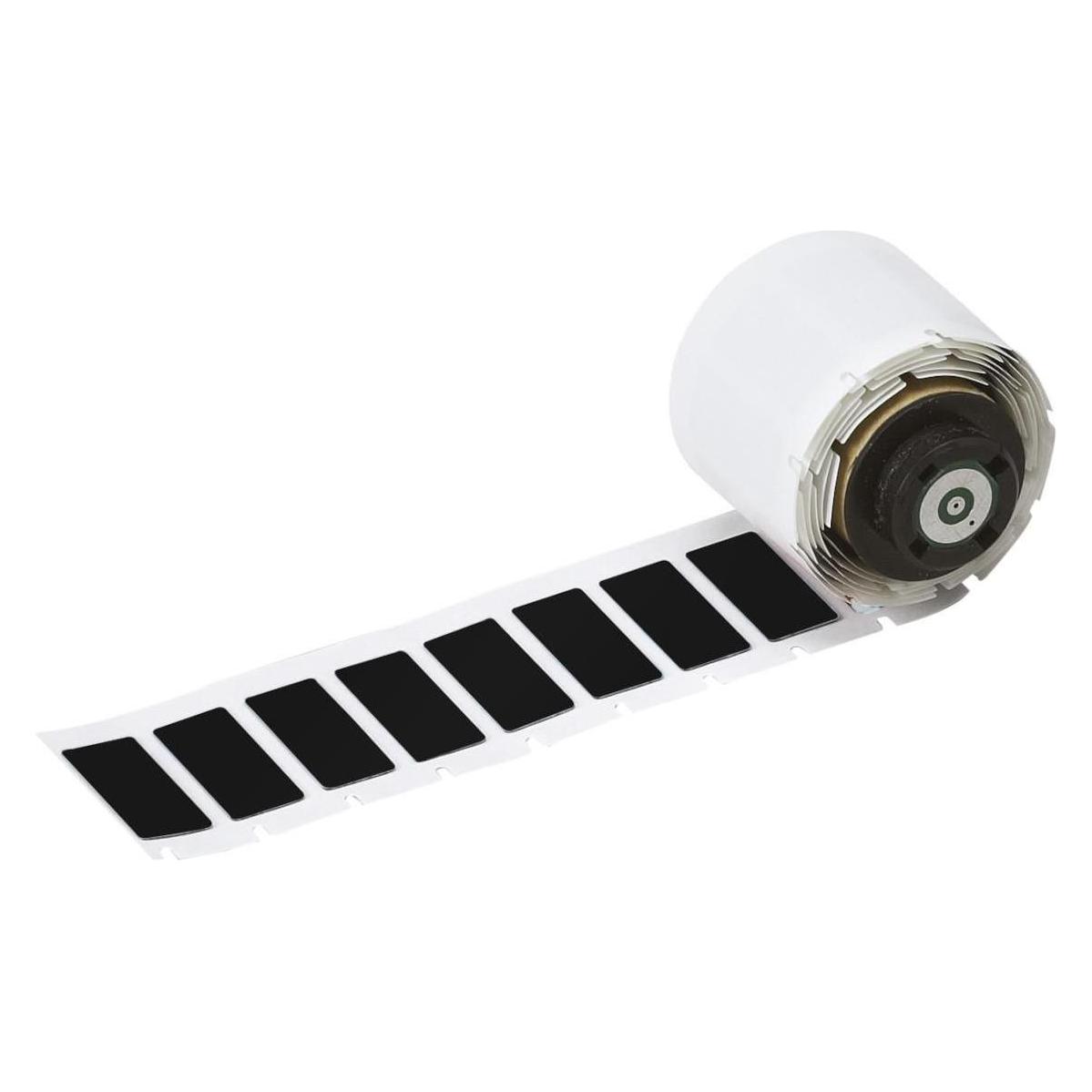 Brady M6-03-7593-BK, Aufgeschäumter Polyester, Schwarz, glänzend, 27.00 x 15.00 mm, permanent (150 (M6-03-7593-BK)
