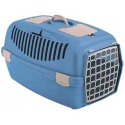 Zolux TRANSPORTER "GULLIVER" 2 NIEBIESKI plastikowe drzwiczki 55x36x35cm (Katze), Tiertransport