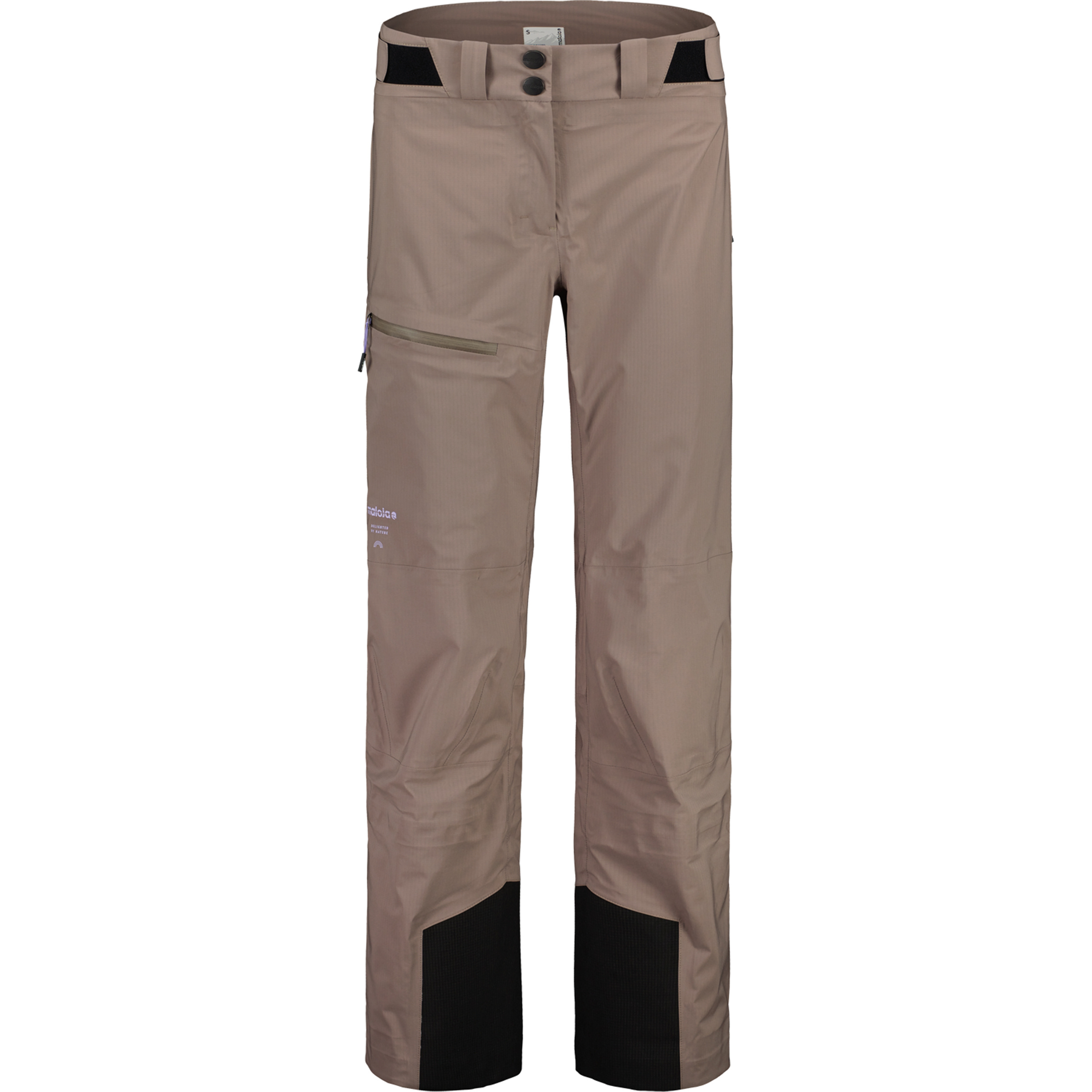 Maloja NuoljaM. Hose Damen Hardshellhose & Regenhose beige Größe XS Skifahren Winddicht Wasserabweisend