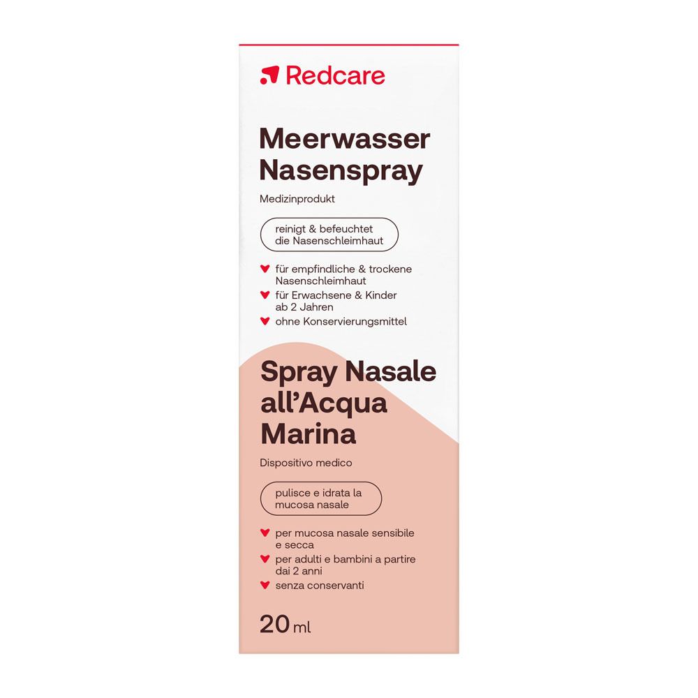 Meerwasser Nasenspray RedCare 20 ml Nasendosierspray