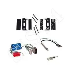 Autoradio 1-DIN Radioblende+Adapterkabel Einbauset für Audi A2 A3 A4 A6 A8 AK...
